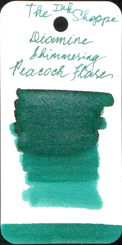 Diamine Shimmer-tastic Fountain Pen Ink - Peacock Flare