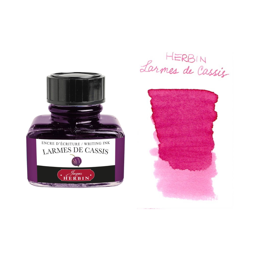 J. Herbin Fountain Pen Ink - Larmes de Cassis