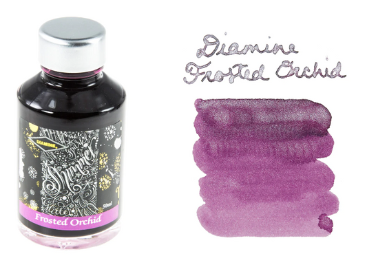 Diamine Shimmer-tastic Fountain Pen Ink - Frosted Orchid