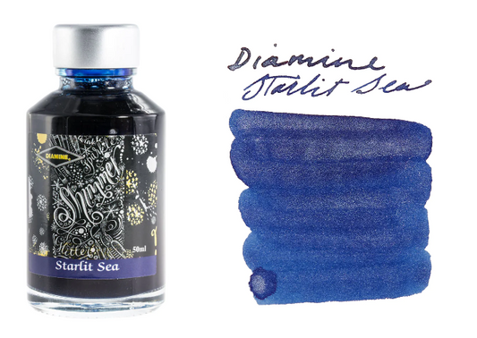 Diamine Shimmer-tastic Fountain Pen Ink - Starlit Sea