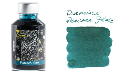 Diamine Shimmer-tastic Fountain Pen Ink - Peacock Flare