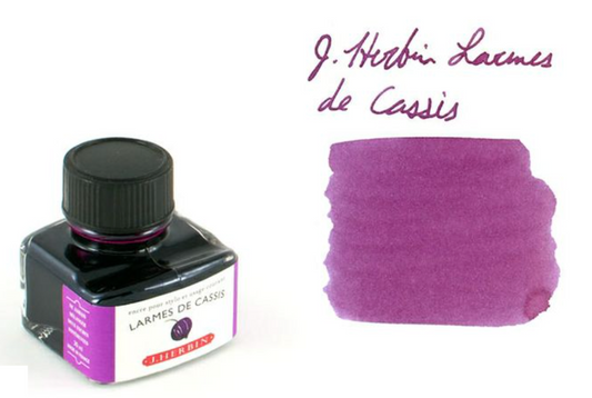 J. Herbin Fountain Pen Ink - Larmes de Cassis