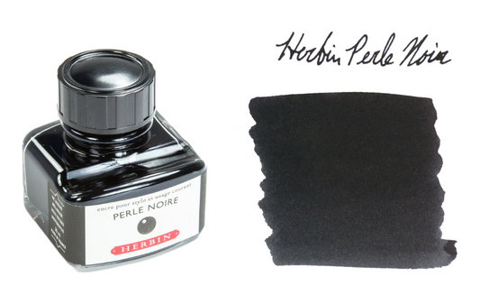J. Herbin Fountain Pen Ink - Perle Noir