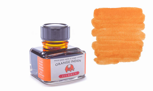 J. Herbin Fountain Pen Ink - Orange Indien